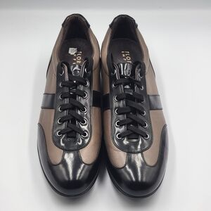 Florsheim Imperial Italian Leather Sneakers Men's 11 Brown Black Casual Sneakers